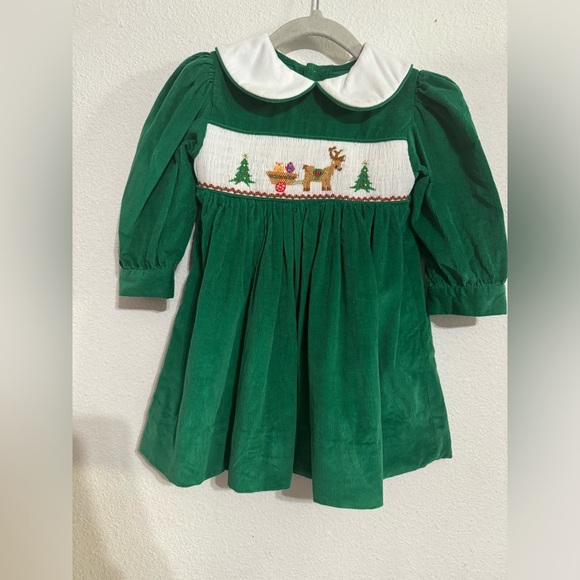 House of Hatten Inc. girls holiday nutcracker smocked dress 12M - Picture 1 of 5